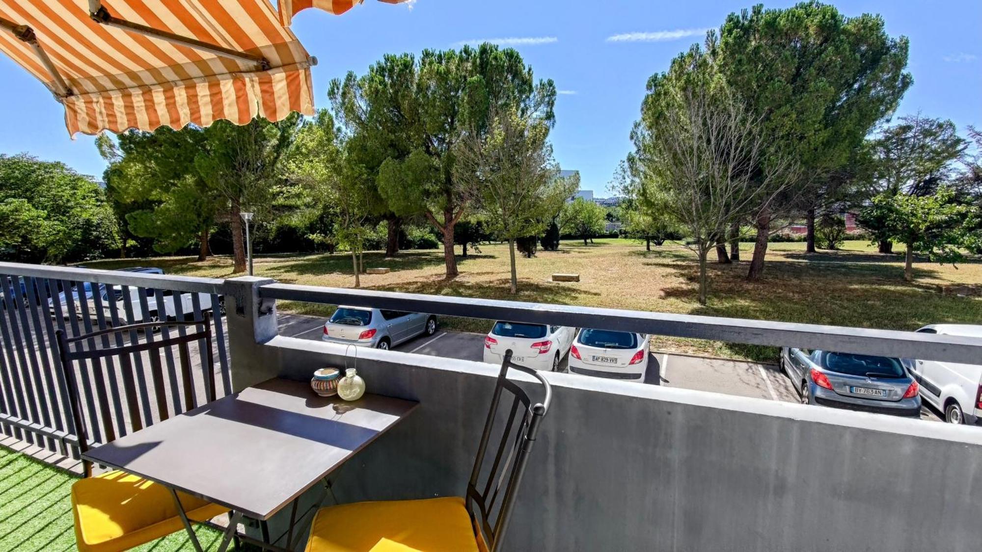 Studio Soleil Et Verdure - Montpellier Celleneuve Экстерьер фото